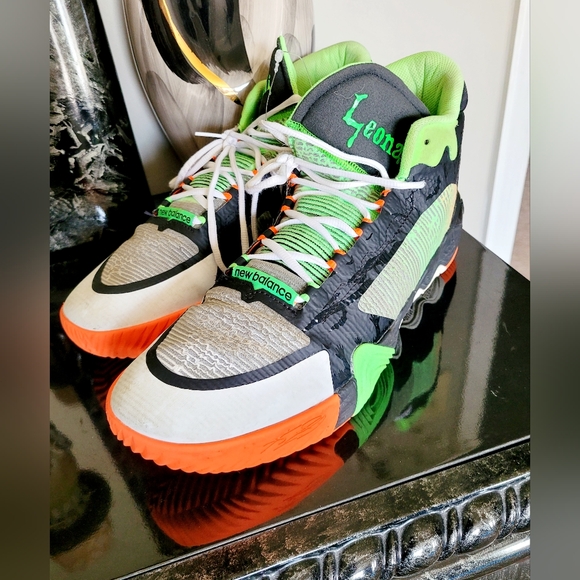 New Balance Other - New Balance Kawhi 2 Goosebumps Leonard Black Green Orange Sneakers 13.5 Mens